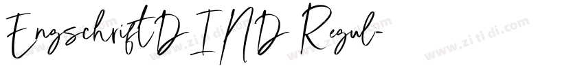 EngschriftDIND Regul字体转换 EngschriftDIND Regul字体转换